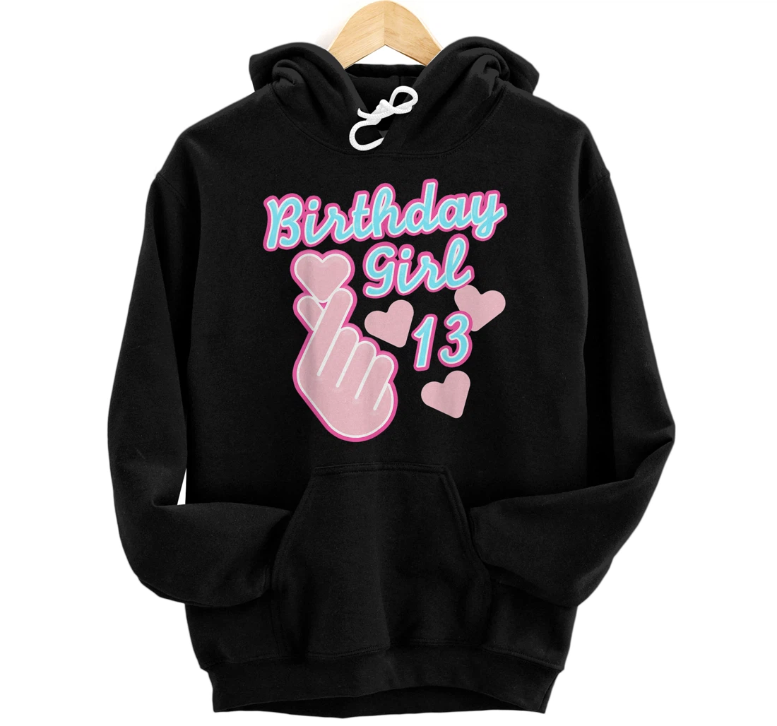 Personalized K-Pop Birthday Girl 13 Pullover Hoodie