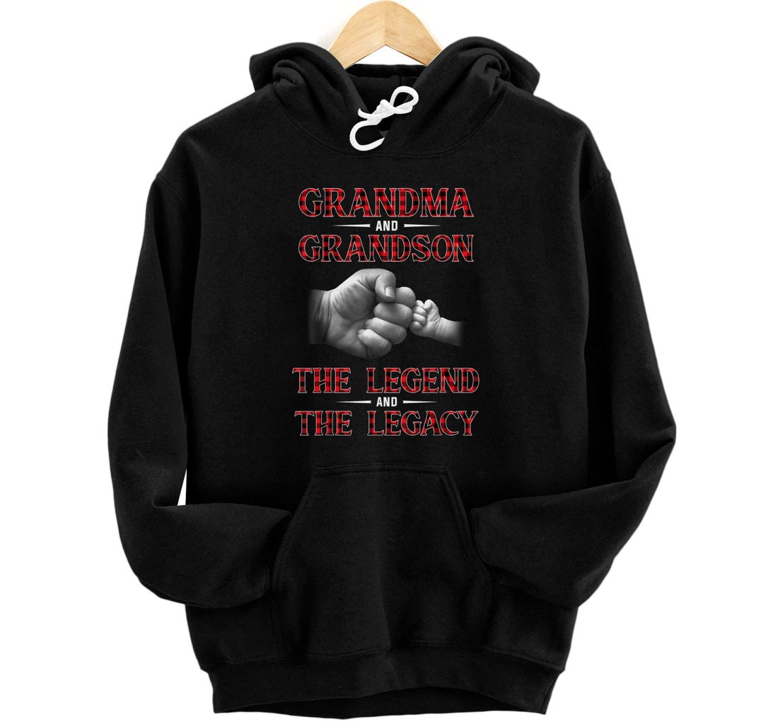Personalized Grandma and grandson the legend and the legacy mother's day Pullover Hoodie