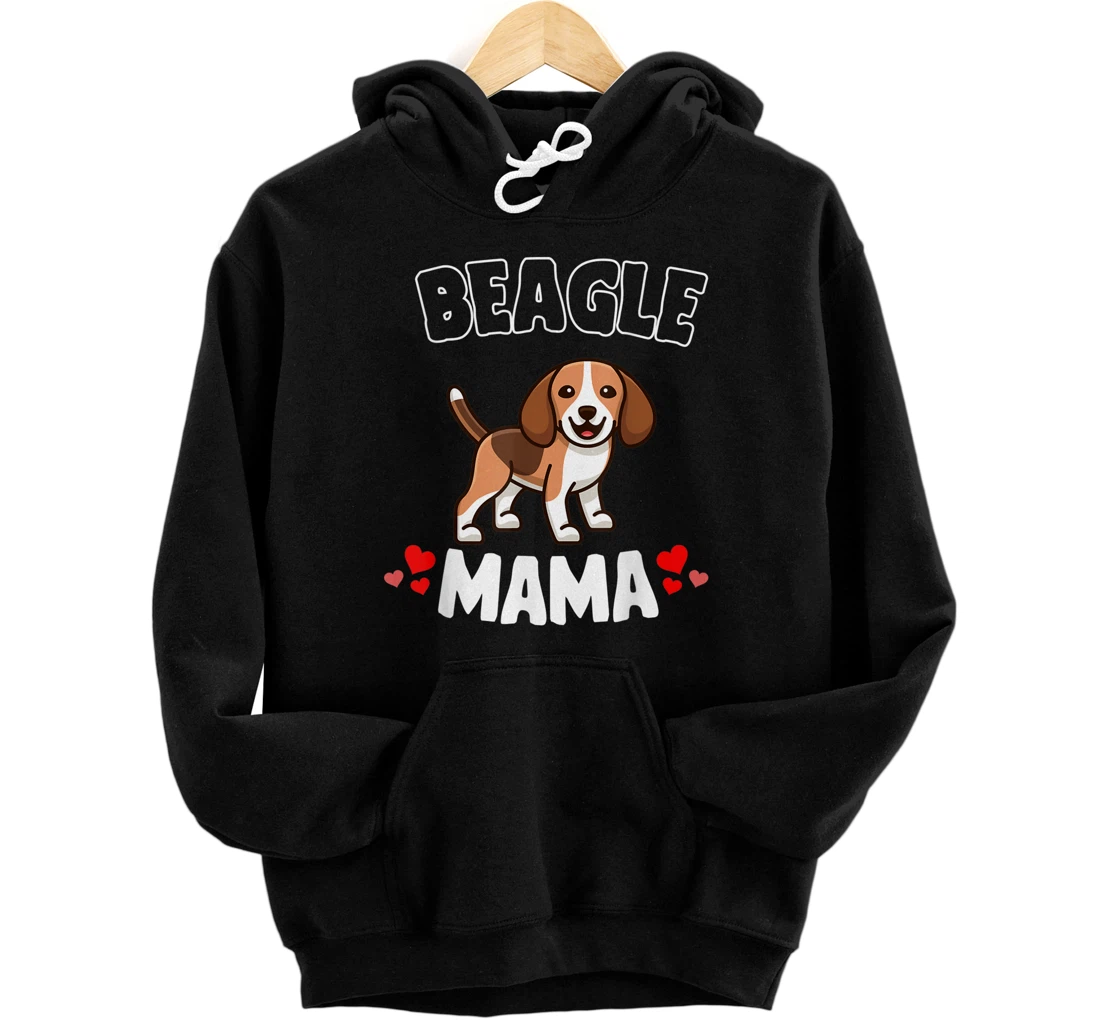 Personalized Beagle Mama Dog Mom Owner Mother's day Pullover Hoodie