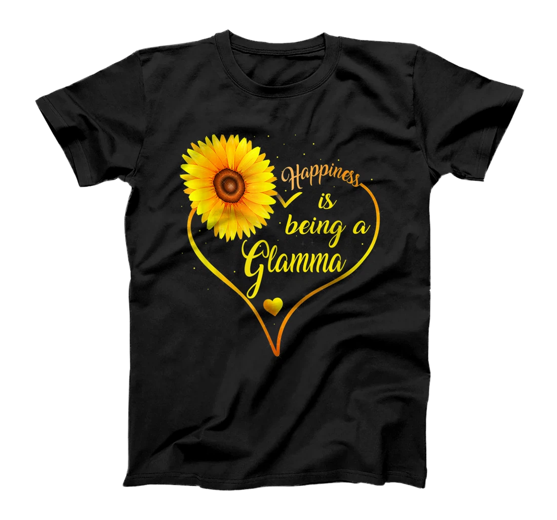 Personalized Happiness Is Being A Glamma Shirt Mother's Day Gift T-Shirt, Women T-Shirt