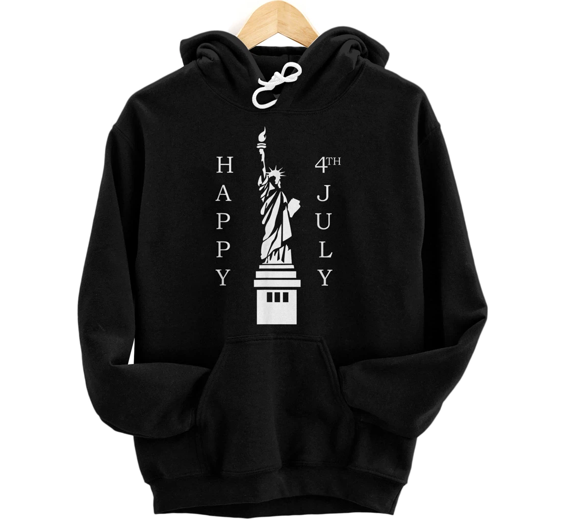 Personalized Happy 4th of July American Independence Day Pullover Hoodie