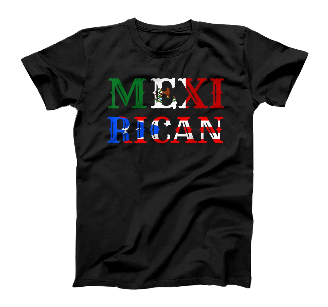 Personalized Mexirican - Half Mexican Half Puerto Rican Cinco De Mayo T-Shirt, Kid T-Shirt and Women T-Shirt