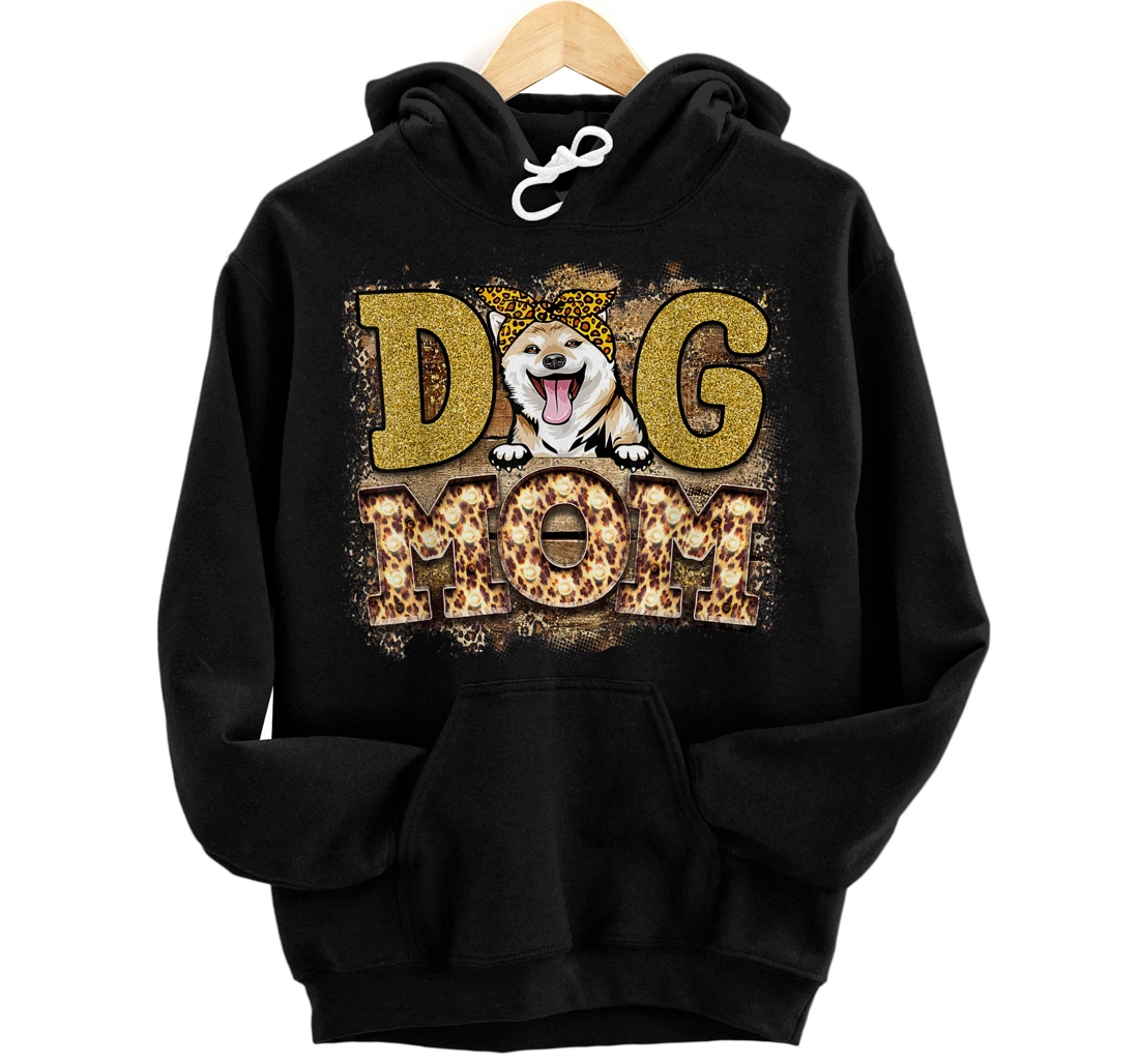 Personalized Shiba Inu Dog Mom Mother's Day Funny Pullover Hoodie