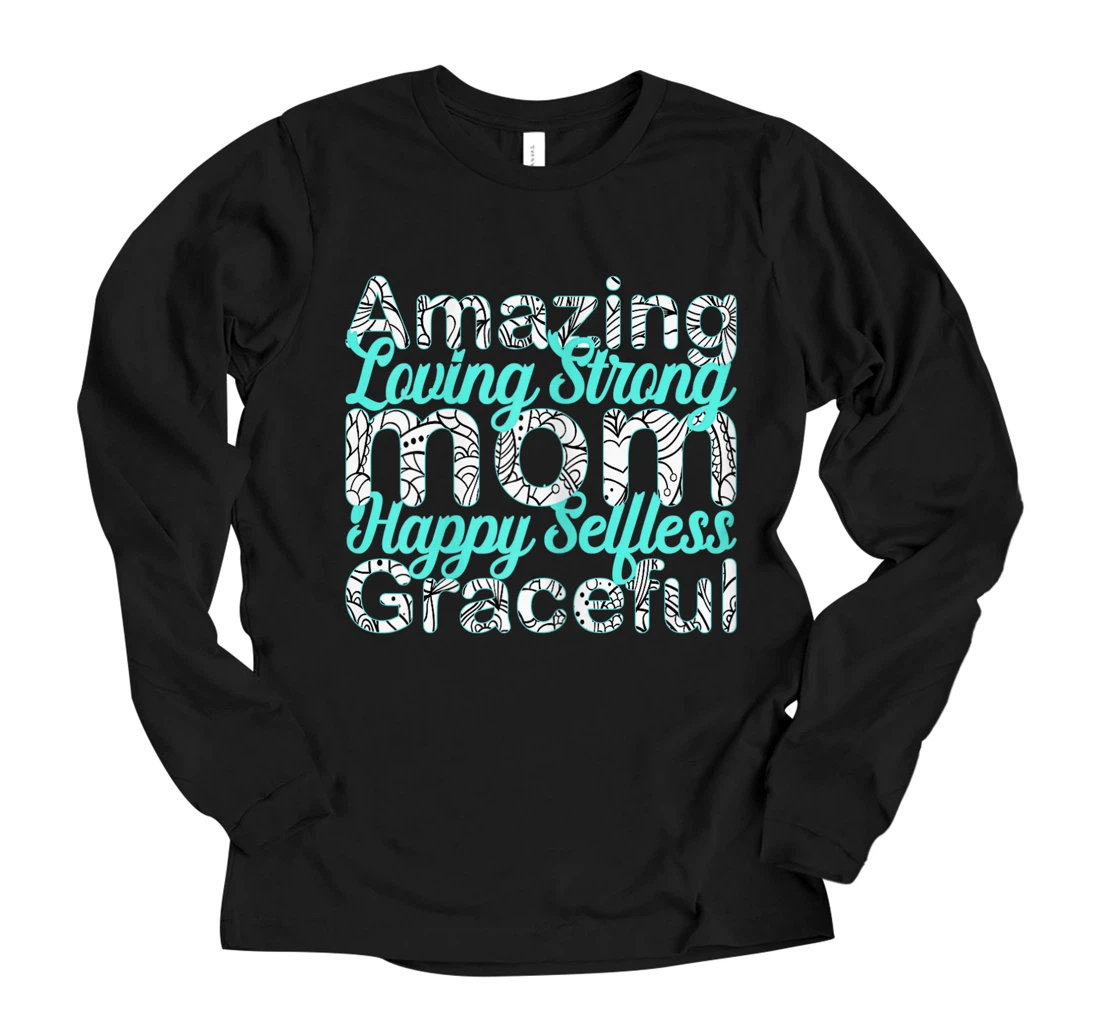 Personalized Womens Mothers Day Long Sleeve T-Shirt