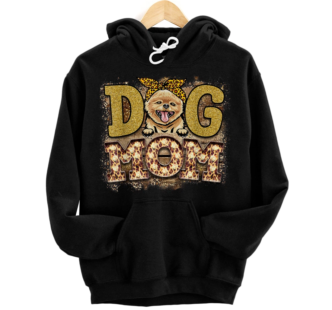 Personalized Pomeranian Dog Mom Mother's Day Funny Pullover Hoodie