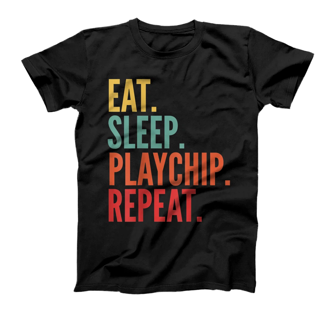 Personalized Playchip Crypto, Eat Sleep Playchip Repeat T-Shirt, Kid T-Shirt and Women T-Shirt