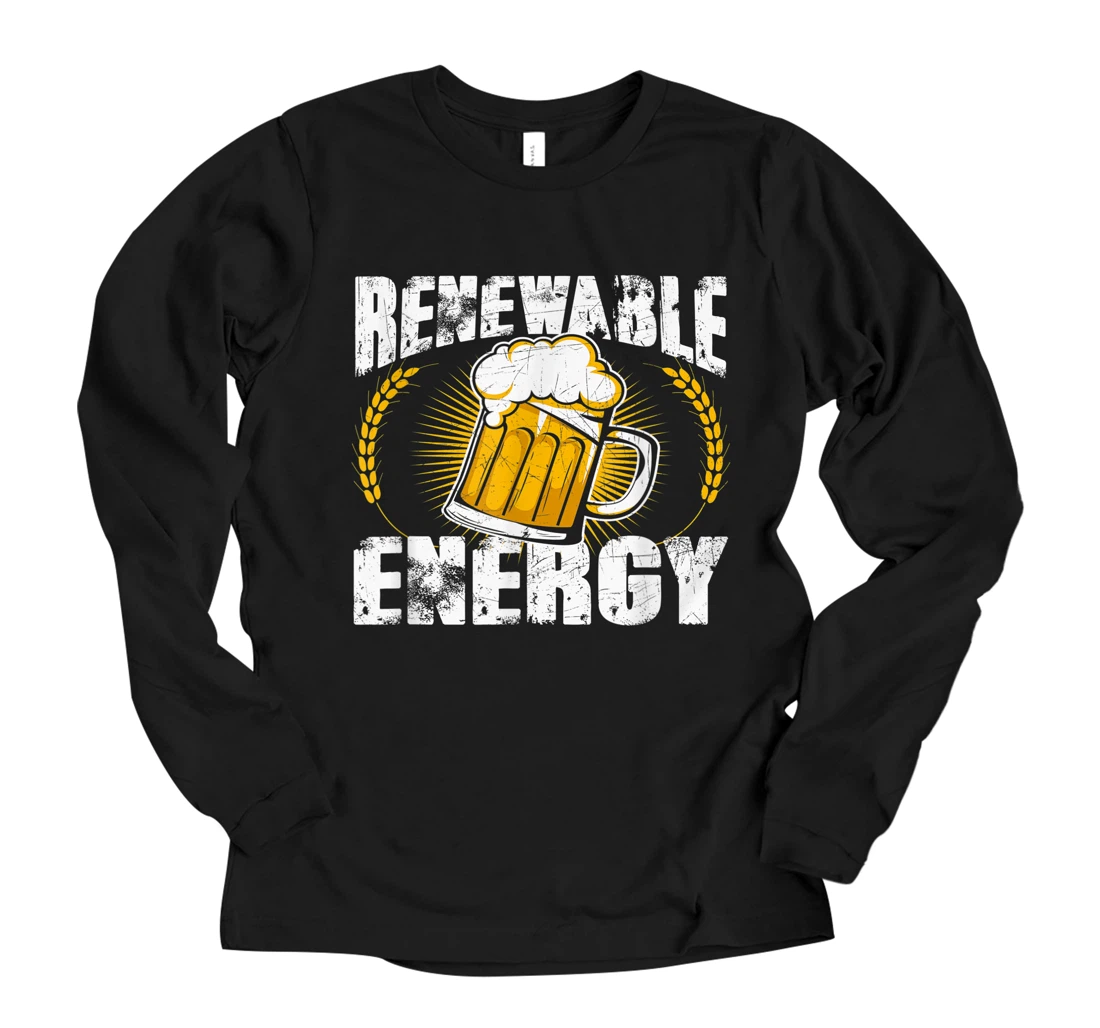 Personalized Environmental Beer Delicious Renewable Energy Long Sleeve T-Shirt