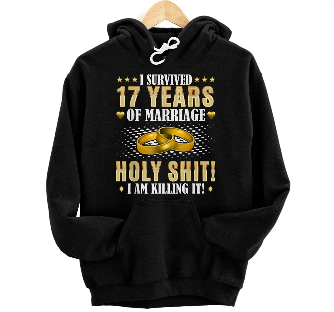 Personalized 17th Wedding Anniversary Gifts - 17 Years Of Marriage Gift Pullover Hoodie