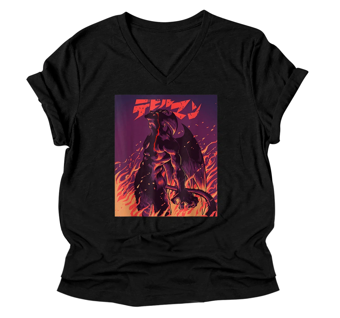 Personalized Crybabys Devilmans Classic V-Neck T-Shirt V-Neck T-Shirt