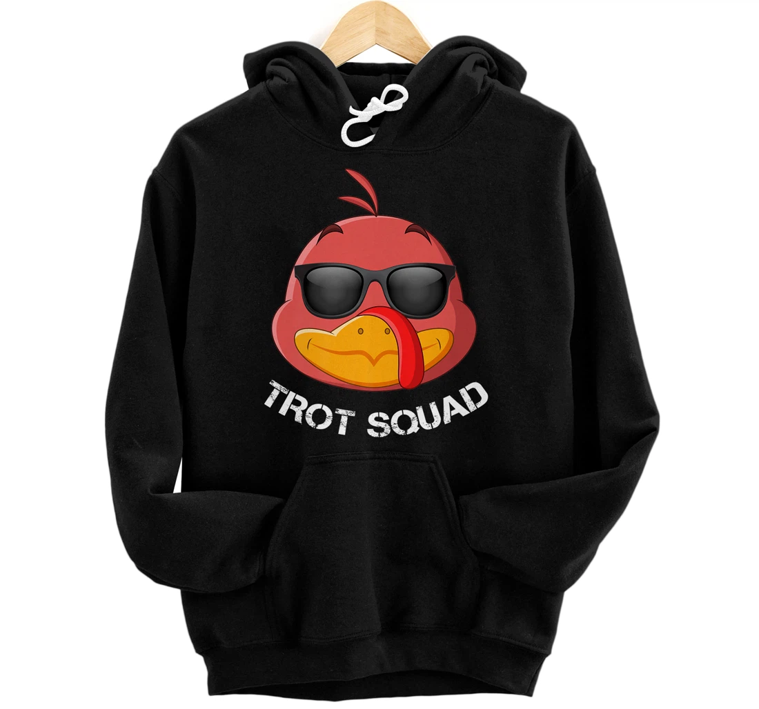 Personalized Trot Squad Funny Thanksgiving Turkey Lover Squad Gift Premium Pullover Hoodie