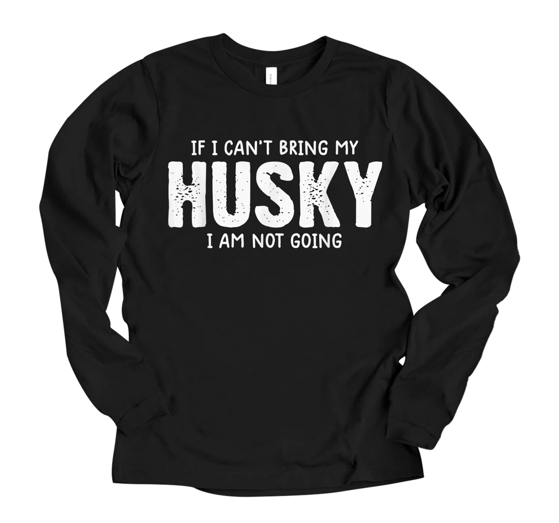 Personalized funny husky dog shirts husky mama shirt vintage husky mom Long Sleeve T-Shirt