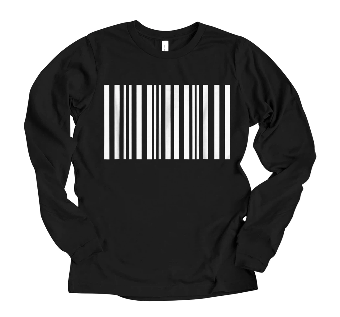 Personalized Barcode Long Sleeve T-Shirt