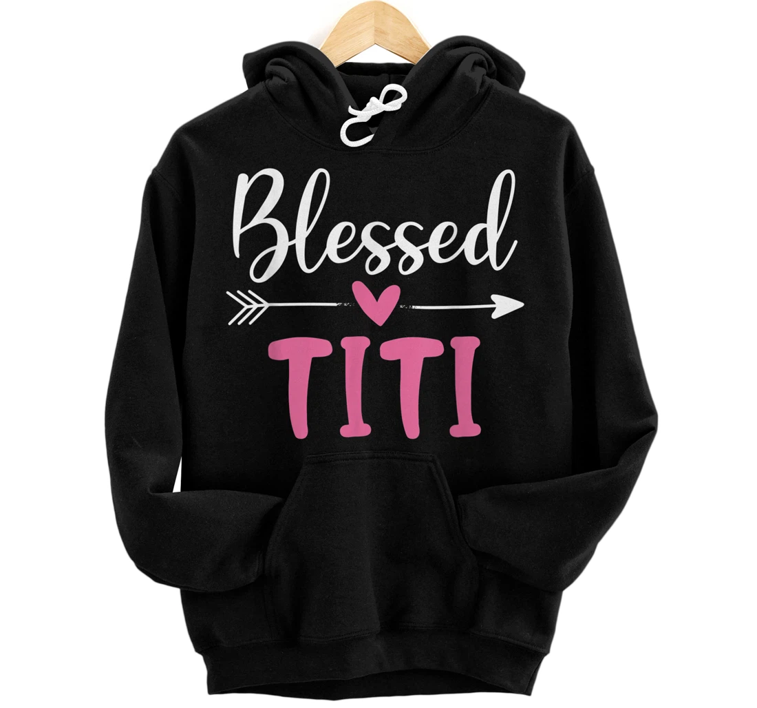 Personalized Blessed Titi Happy Blessings Mother's Day Pullover Hoodie