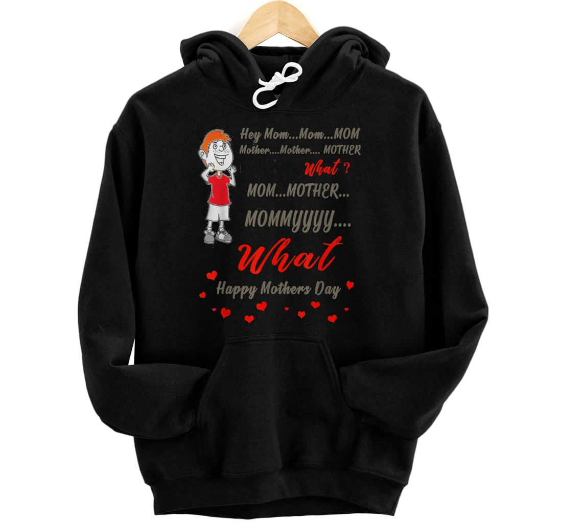 Personalized Mothers Day Wish Pullover Hoodie
