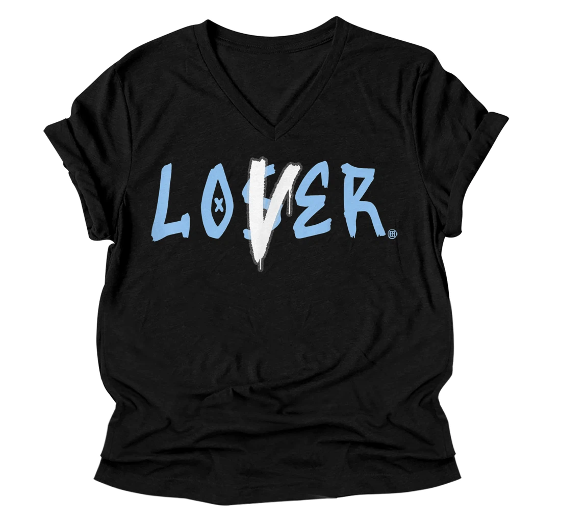 Personalized Lover, Lover V-Neck T-Shirt, Lover not Loser, Funny V-Neck T-Shirt V-Neck T-Shirt
