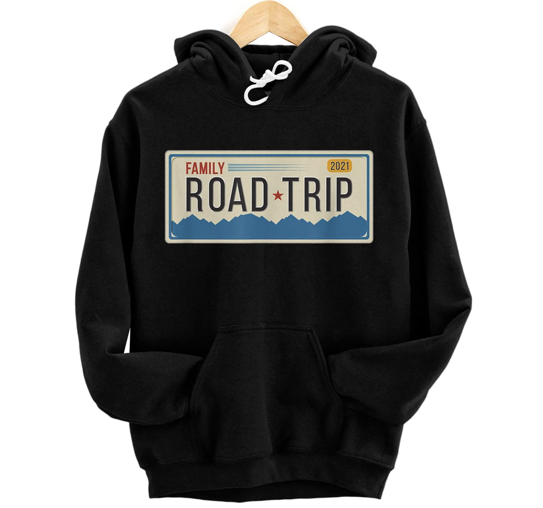 Personalized 2021 Family Road Trip Pullover Hoodie