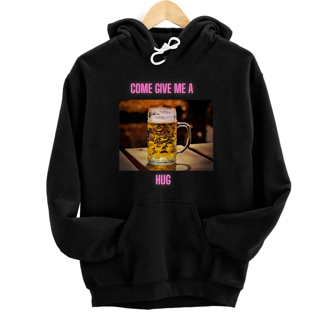 Personalized My Perfect Weekend with Beer, Hugs and More Beer Premium Pullover Hoodie