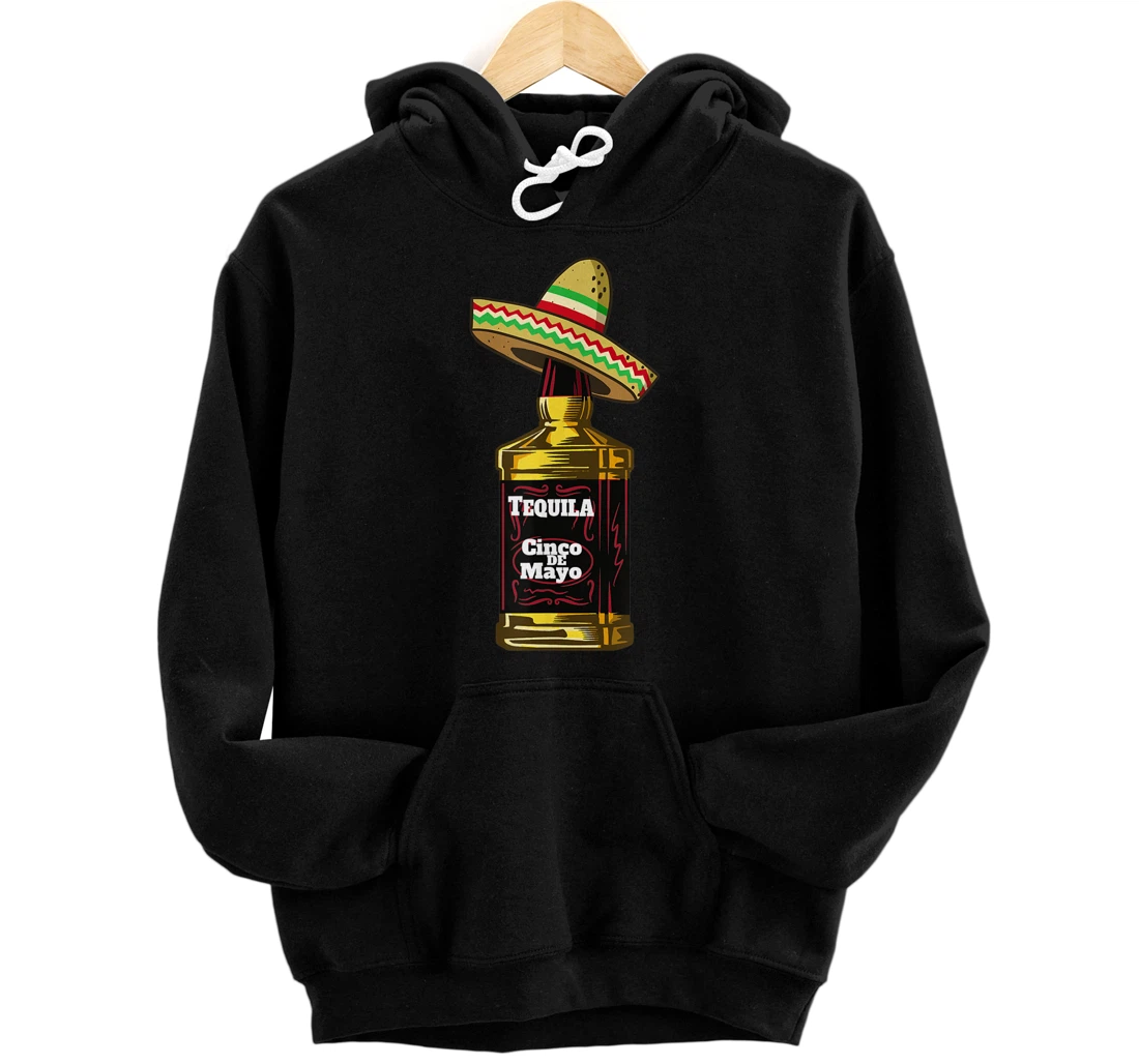 Personalized Tequila Bottle Pullover Hoodie