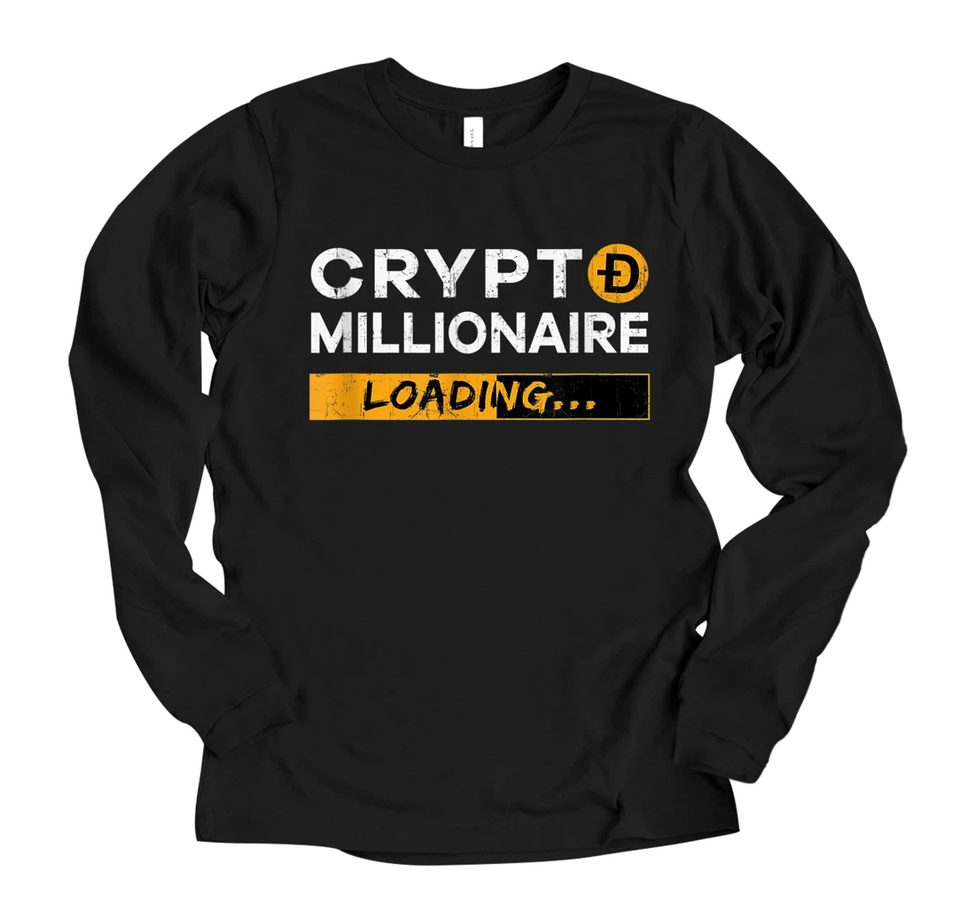 Personalized Mens Dogecoin Crypto Doge. The new Bitcoin Long Sleeve T-Shirt