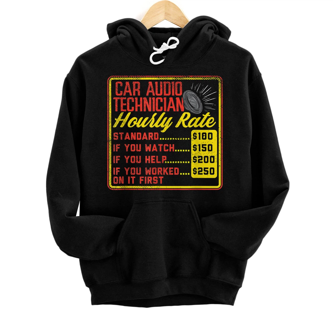 Personalized Car Audio Technician, Car Audio, Car Stereo Pullover Hoodie