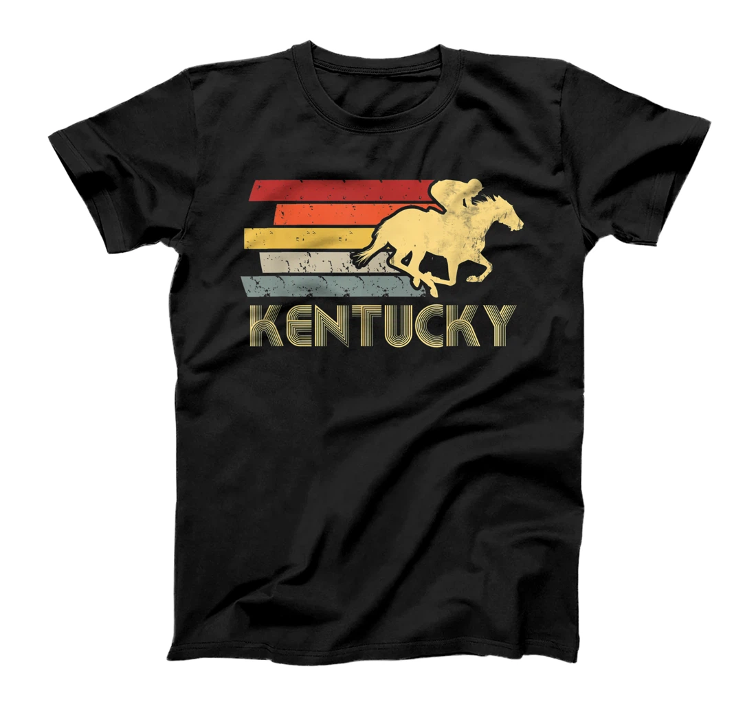 Personalized Vintage Kentucky Retro Horse Racing Derby T-Shirt, Women T-Shirt