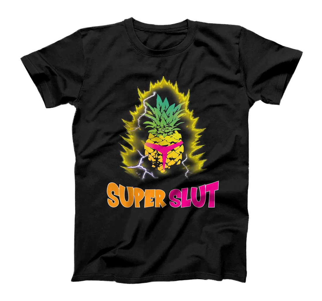 Personalized Slutty Pineapple super slut, funny summer anime lovers gift T-Shirt, Women T-Shirt