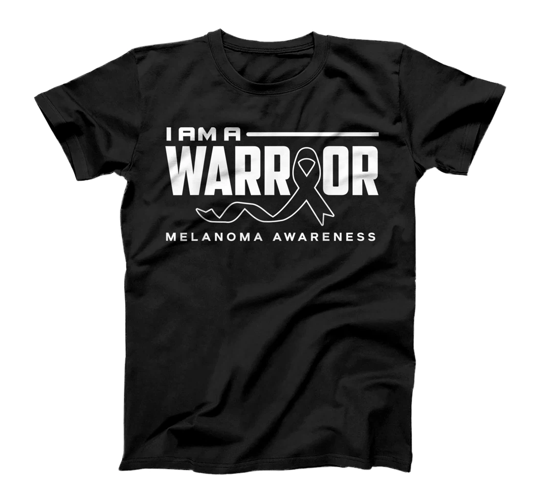 Personalized Melanoma Warrior Skin Cancer Warrior Melanoma Awareness T-Shirt, Women T-Shirt