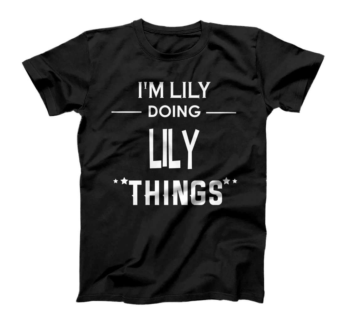 Personalized I'm Lily Doing Lily Things Funny First Name Premium T-Shirt, Kid T-Shirt and Women T-Shirt