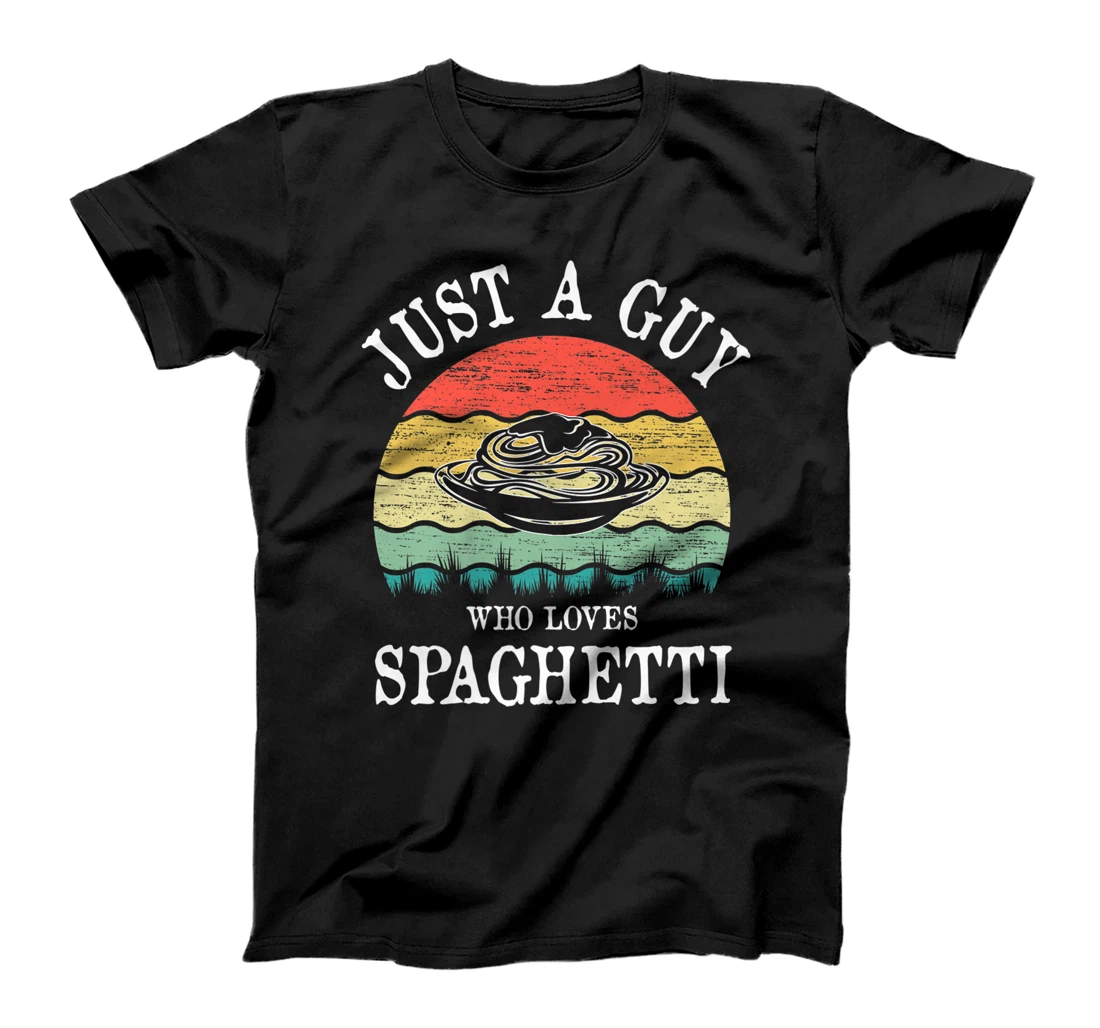 Personalized Just A Guy Who Loves Spaghetti Premium T-Shirt, Women T-Shirt