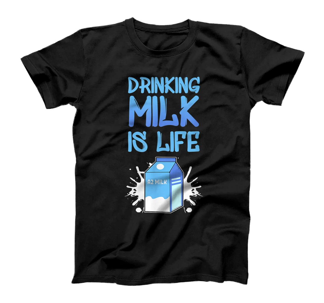 Drinking Milk Is Life Anime Figurine Kawaii Vegan Food T-Shirt, Kid T-Shirt and Women T-Shirt