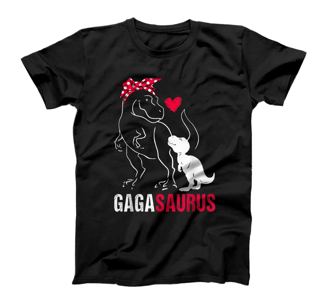 Gagasaurus T Rex Dinosaur Gaga Saurus Family Matching T-Shirt, Women T-Shirt