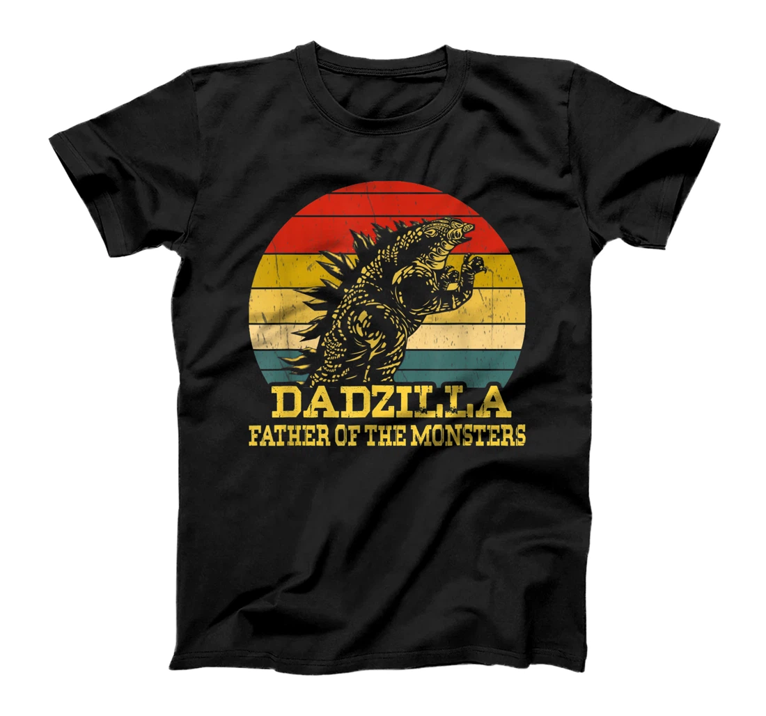 Dadzilla Father Of The Monsters Fathers Day Sunset T-Shirt, Women T-Shirt