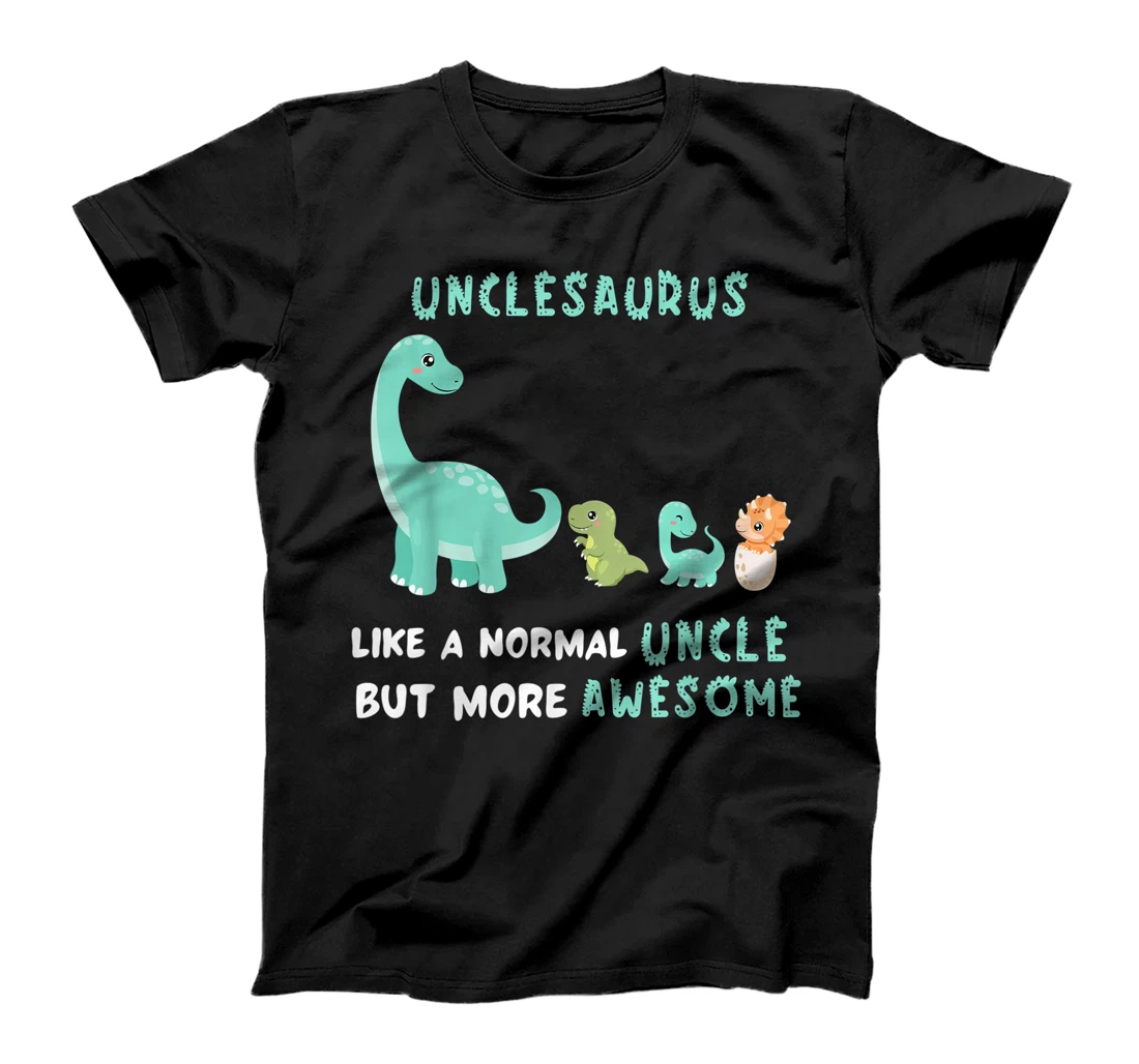 Personalized Mens Unclesaurus Like A Normal Uncle But More Awesome T-Shirt