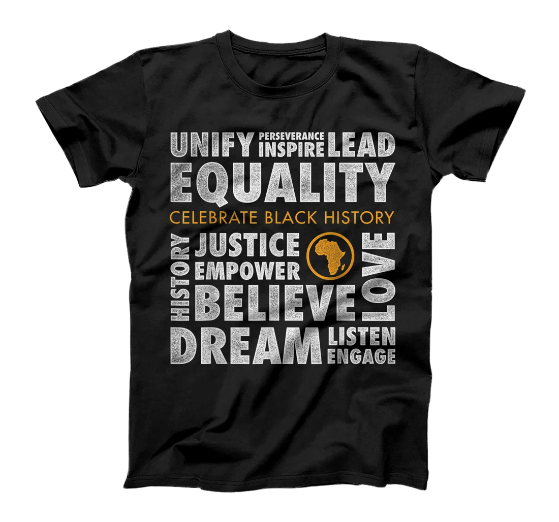 Built By Black History Equality Dream Believe distressed T-Shirt, Kid T-Shirt and Women T-Shirt