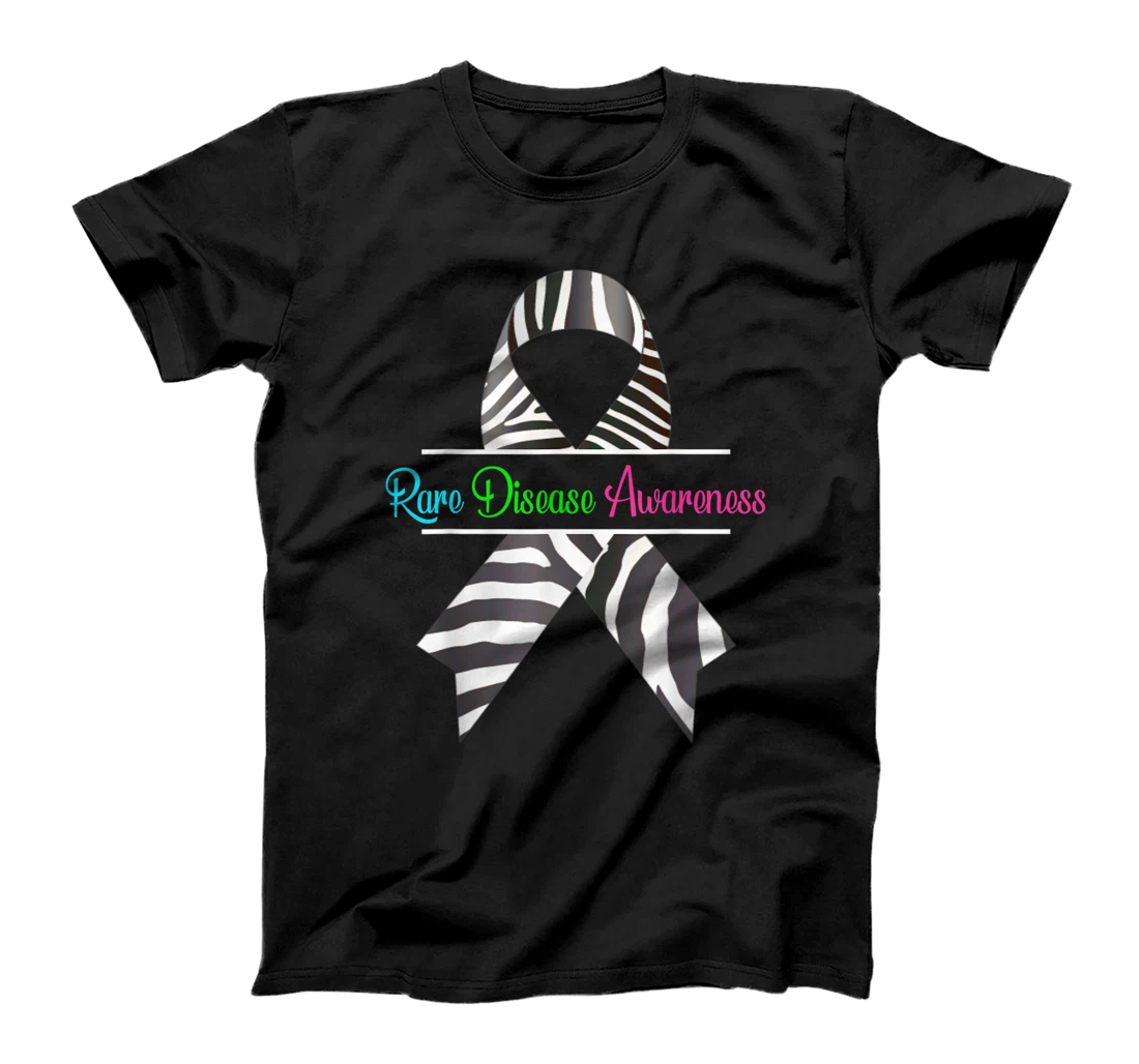 Rare Disease Day 2021 - Zebra Ribbon, Rare Disease Awareness T-Shirt, Kid T-Shirt and Women T-Shirt