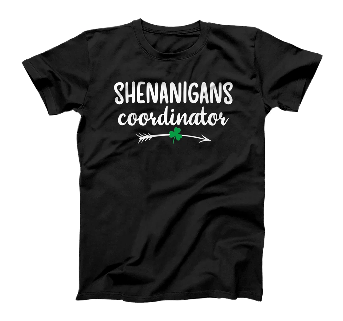 Shenanigans Coordinator St Patricks Day Shamrock Premium T-Shirt, Women T-Shirt