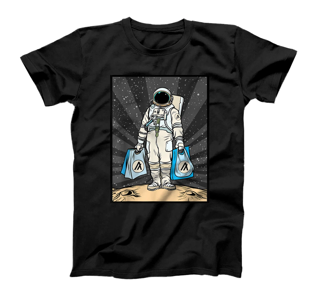 Cryptocurrency Talk - To The Moon Algorand Space Man Merch T-Shirt, Kid T-Shirt and Women T-Shirt