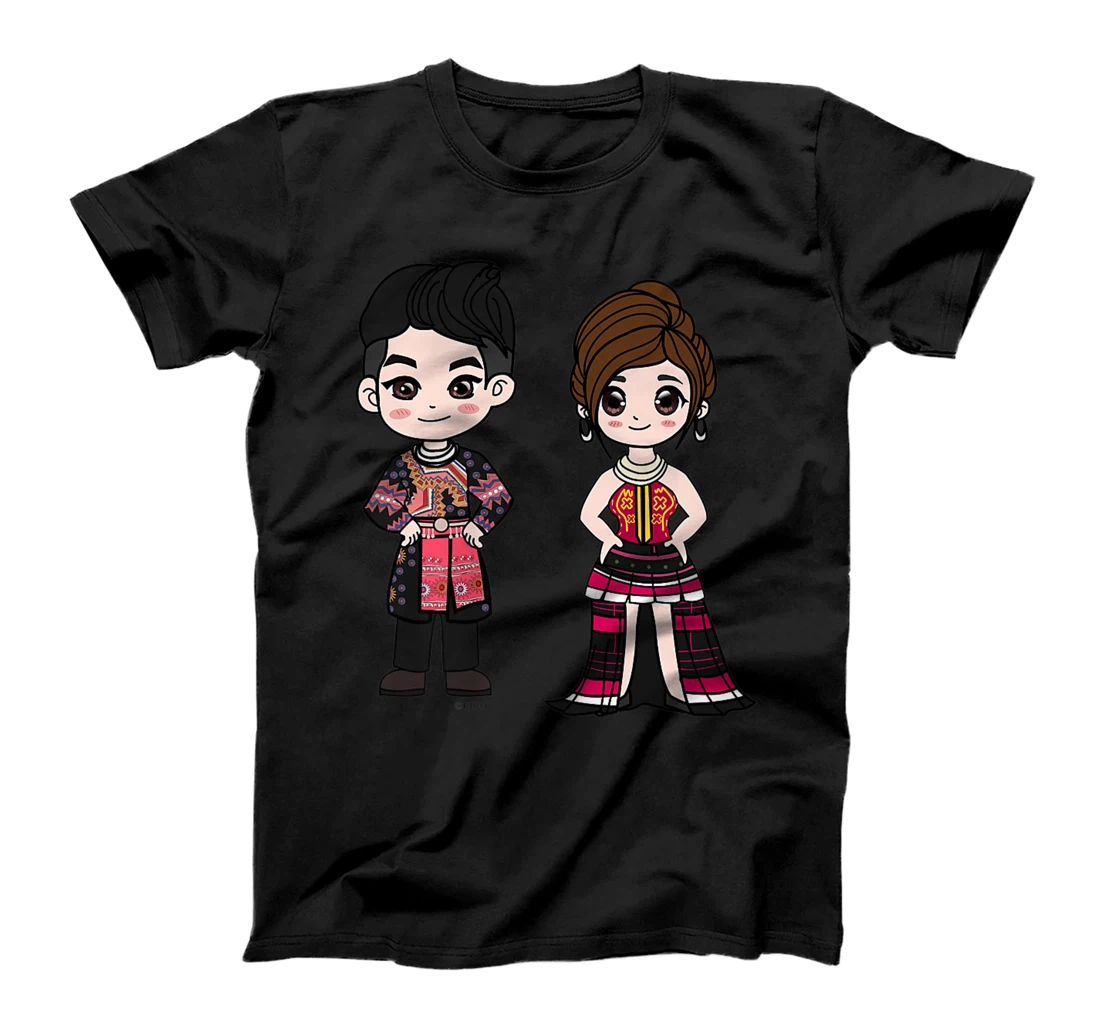 Hmong Couple Premium T-Shirt, Kid T-Shirt and Women T-Shirt