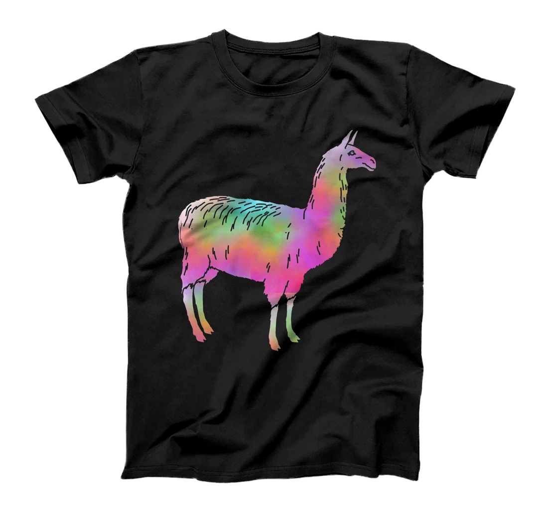 Rainbow Llama Premium T-Shirt, Kid T-Shirt and Women T-Shirt