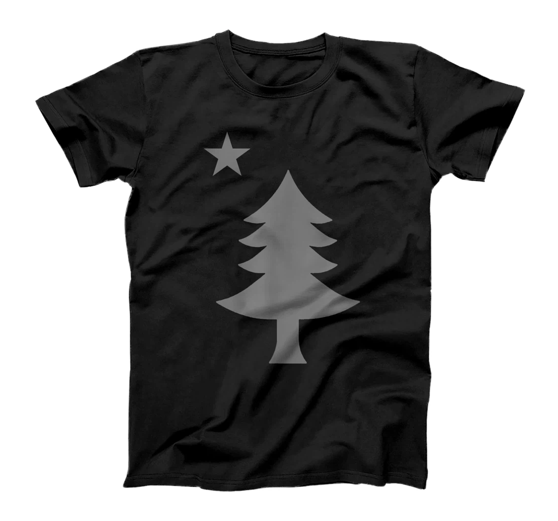 Maine Pine Tree State Flag Pride Patriotic T-Shirt, Kid T-Shirt and Women T-Shirt