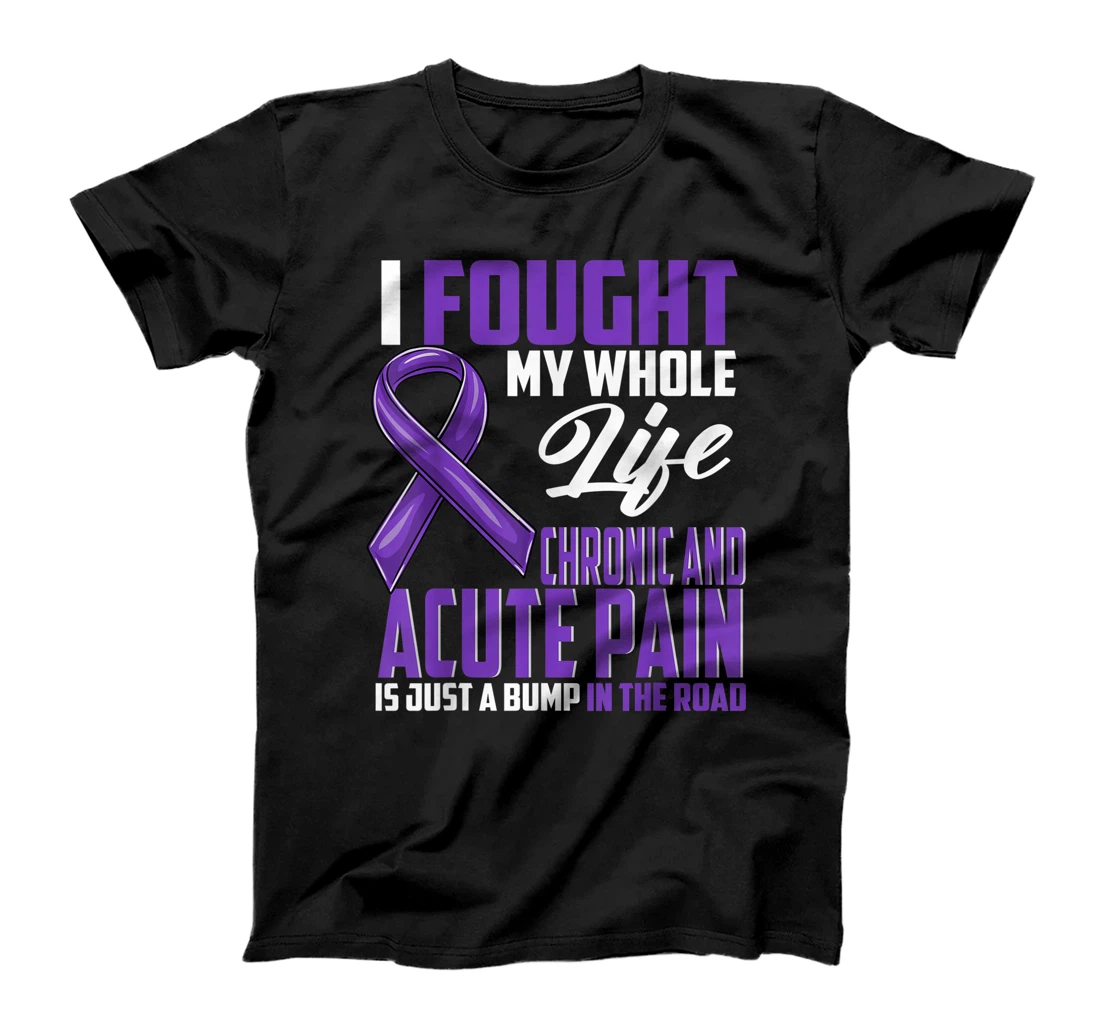 Chronic and Acute Pain Awareness Acute Pain Related Purple R T-Shirt, Kid T-Shirt and Women T-Shirt