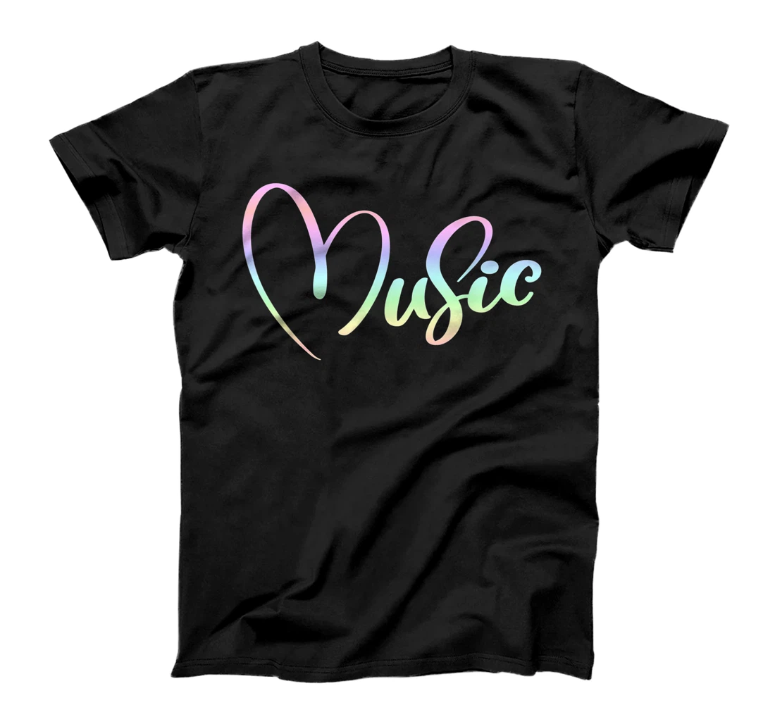 Musician Men Women Pastel Rainbow Music T-Shirt, Kid T-Shirt and Women T-Shirt