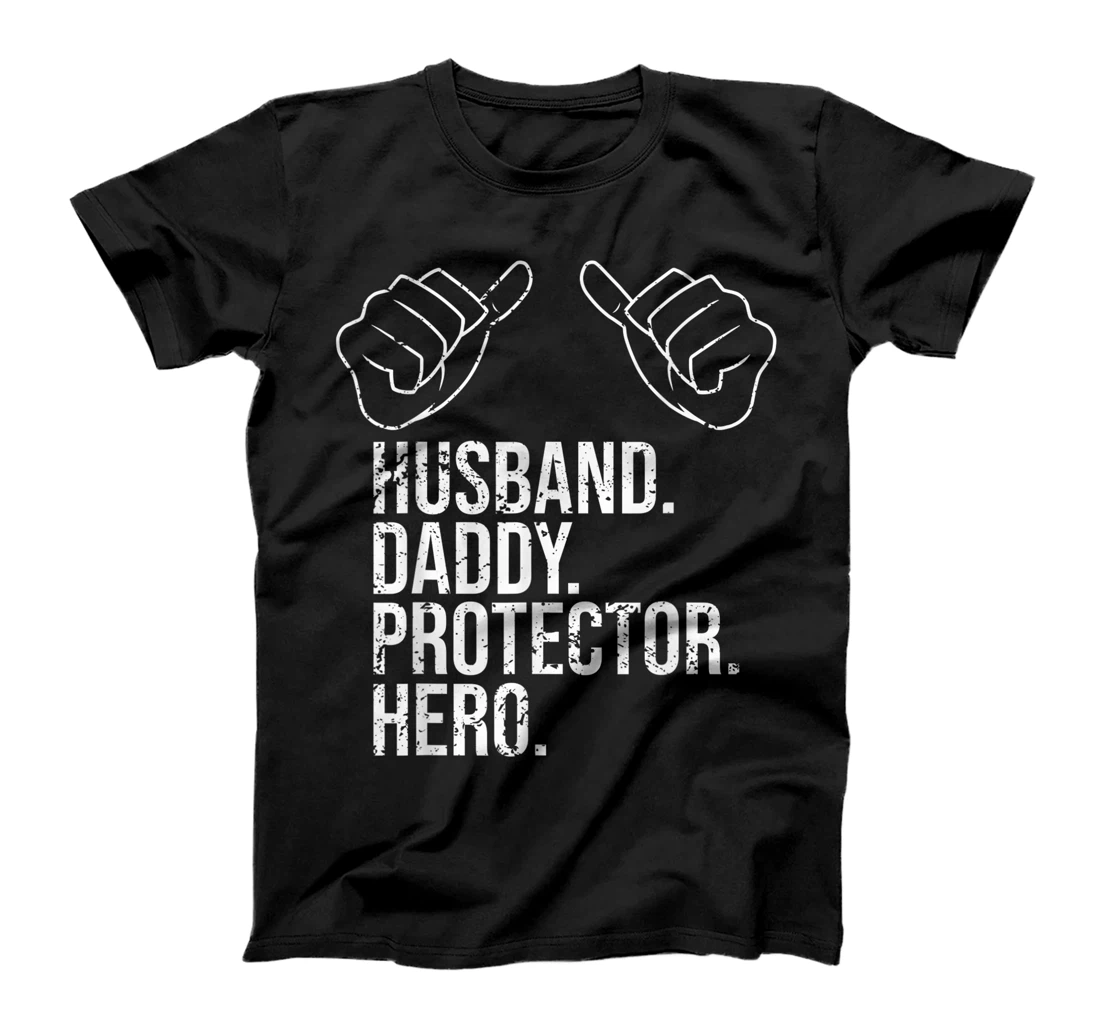 Personalized Husband Daddy Protector Hero - Father´s Day T-Shirt, Women T-Shirt