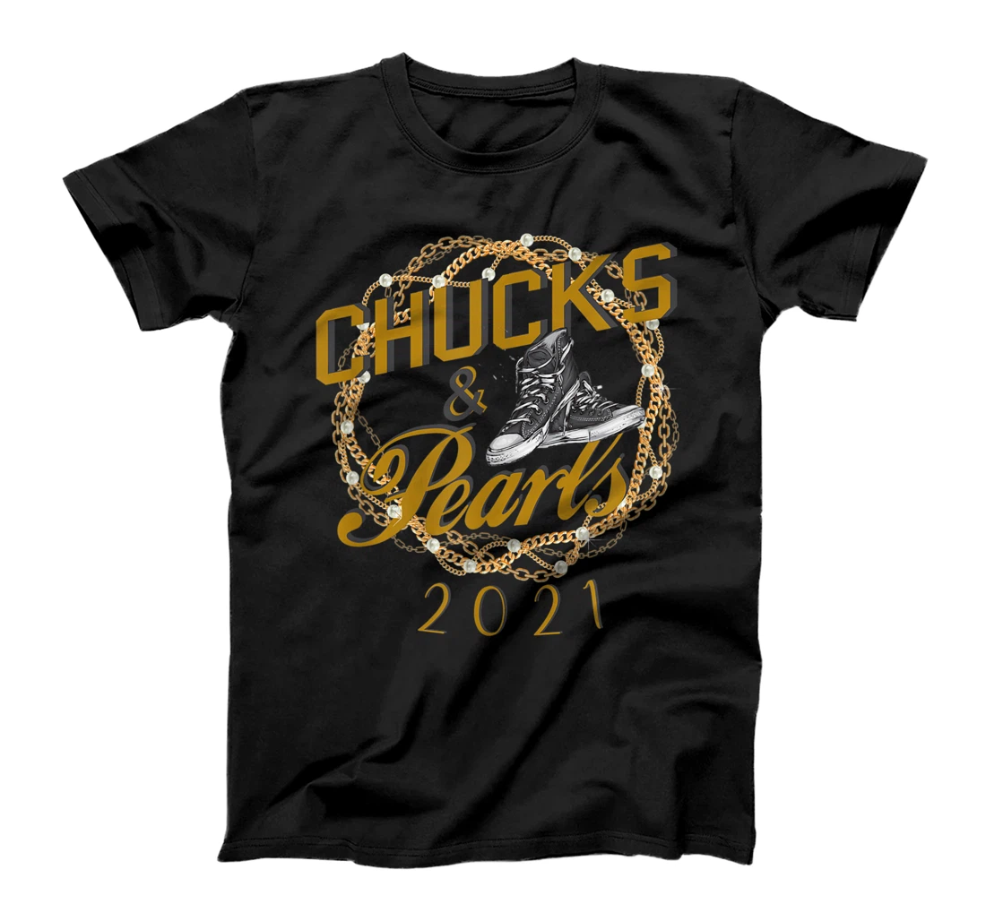 Chucks and Pearls 2021 T-Shirt, Women T-Shirt