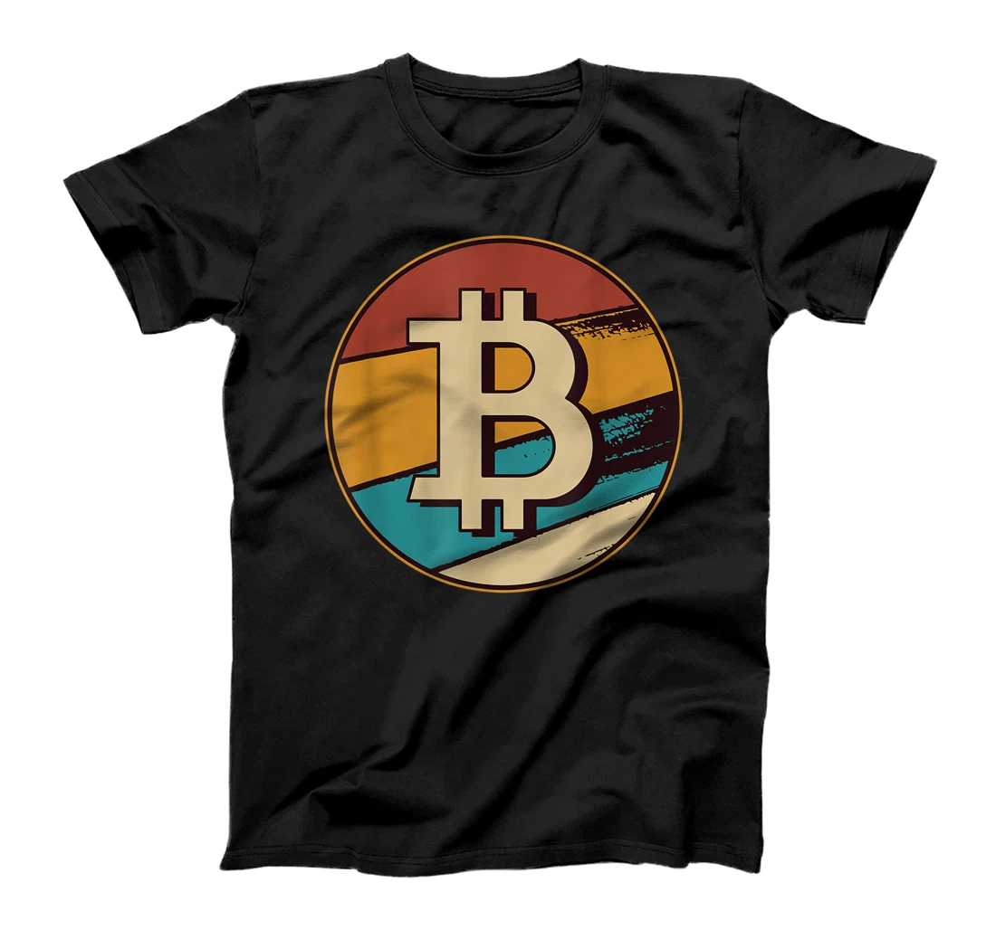 Retro Bitcoin Logo T-Shirt, Kid T-Shirt and Women T-Shirt