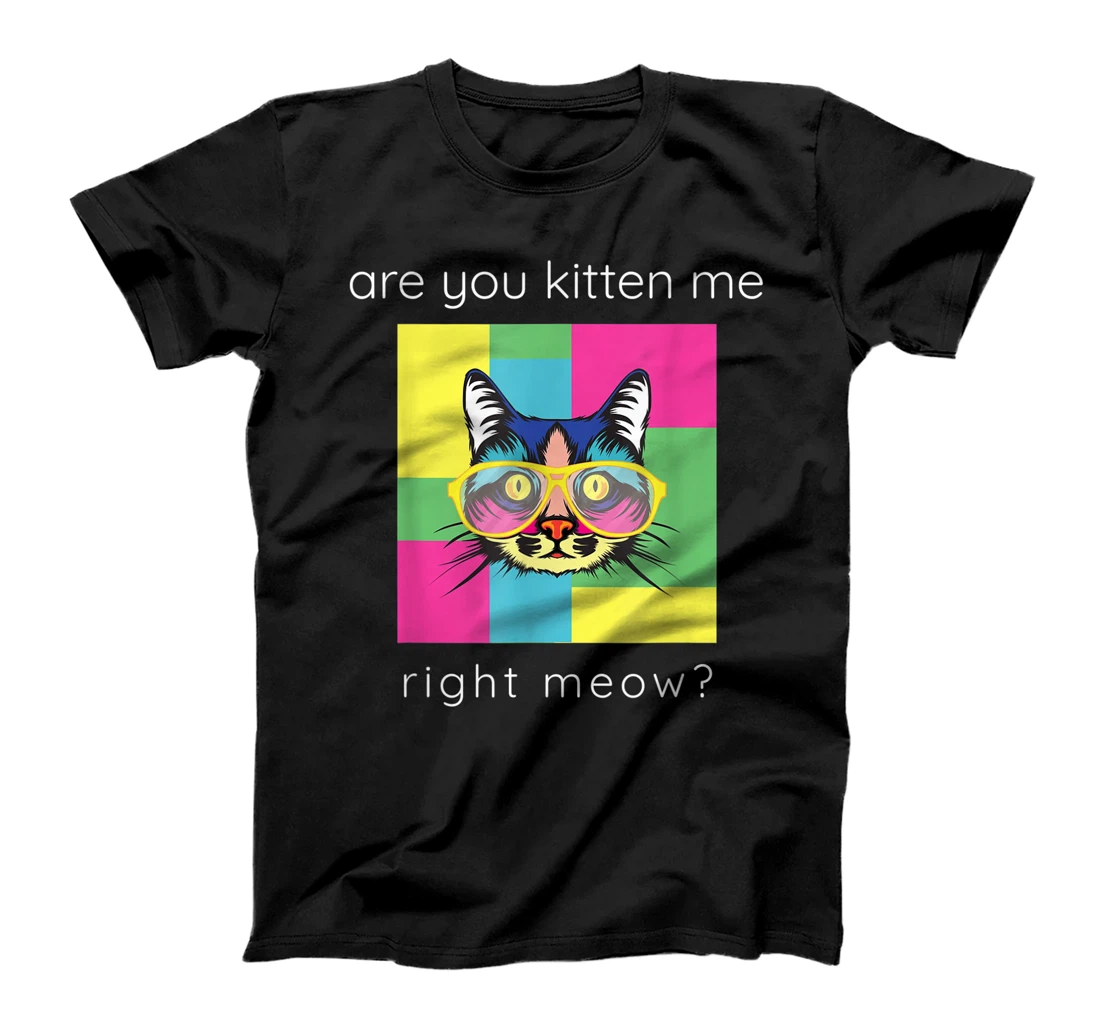 Personalized Funny Cat with Sunglasses for Lover of Meow ART TSHIRT T-Shirt, Women T-Shirt