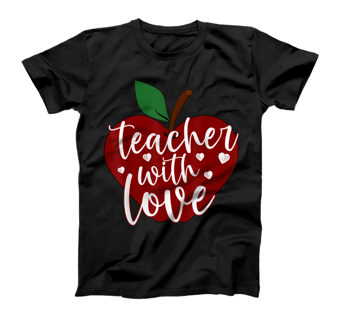 Heart Valentines Gifts Teacher Love Valentines Day Teacher T-Shirt, Women T-Shirt
