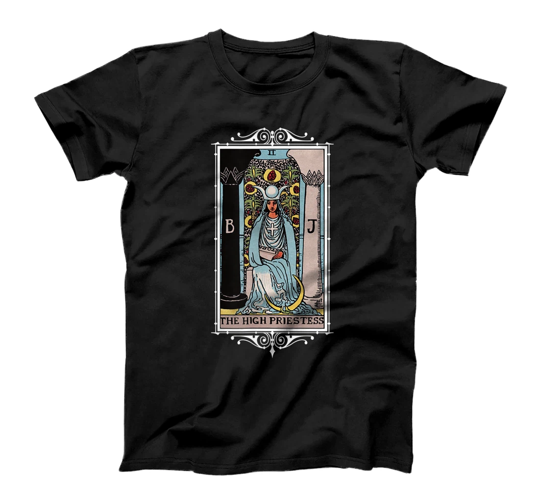 Personalized Tarot Card High Priestess Gift for the Tarot Card Reader T-Shirt, Women T-Shirt