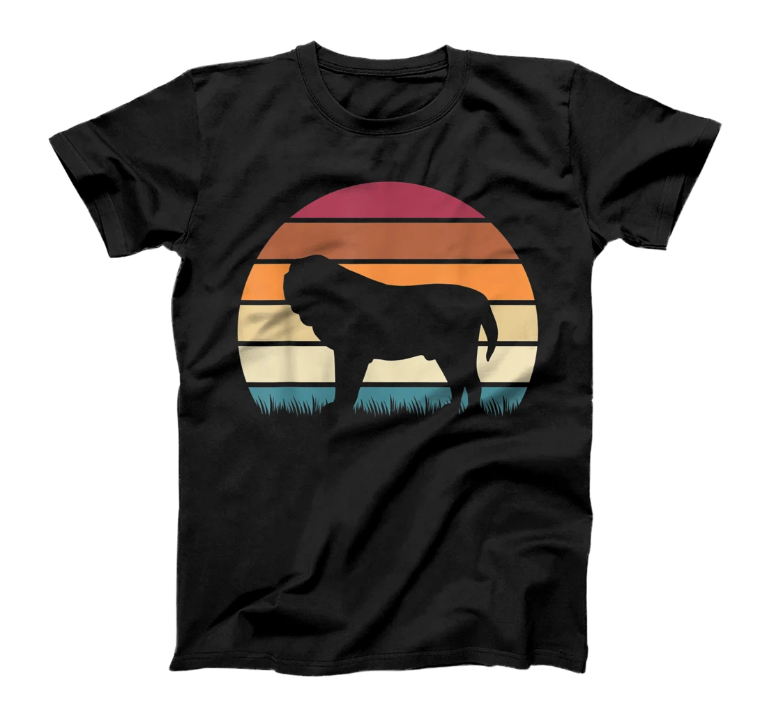 Personalized Retro Vintage Sunset Dog Pet Lover English Mastiff T-Shirt, Kid T-Shirt and Women T-Shirt