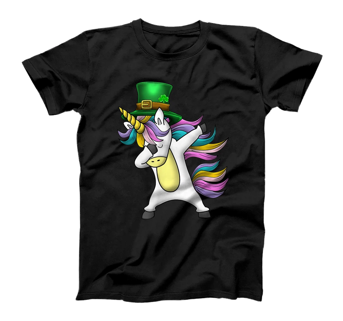 Personalized St Patricks Day Unicorn Girl Gift Love Awesome Funny T-Shirt, Kid T-Shirt and Women T-Shirt